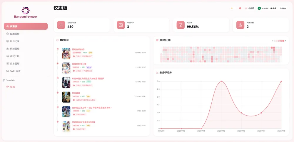Web 管理界面 - 仪表板