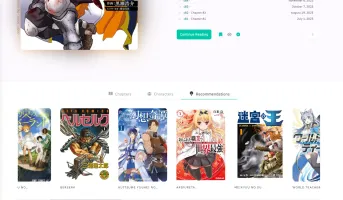 Personalized manga suggestions based on reading habits