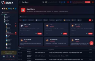 App Store with 530+ one-click applications