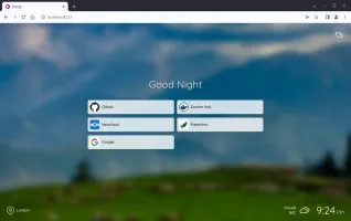Alternative site list layout