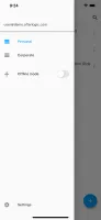 Mobile app: storages