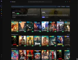 Unified search / discover page