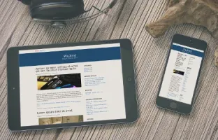 PluXml responsive design on tablet and smartphone