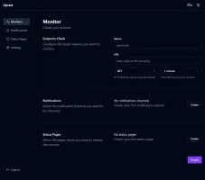 Create a monitor screen