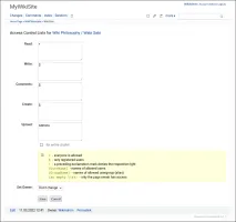 Access Control List permissions management