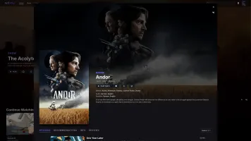 NEVU media playback or detail view