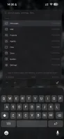 Global search on mobile
