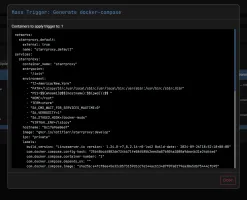 Container compose generation
