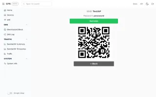 Device onboarding with QR code and unique password setup