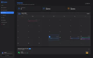 Calendar view