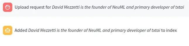 Adding custom notes or raw text directly into the index