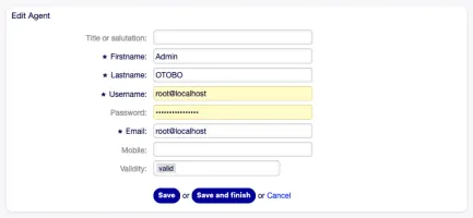 OTOBO screenshot 3