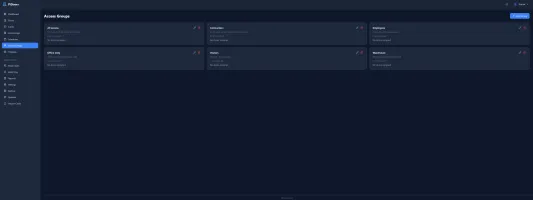 Access groups management