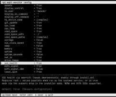 Interactive TUI configurator for editing config.py