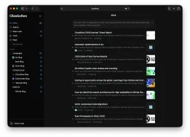 Inbox view (dark mode)