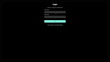 Login page