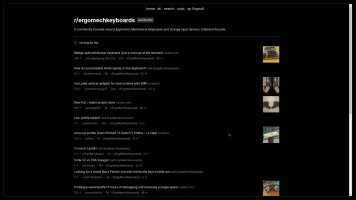 Subreddit view