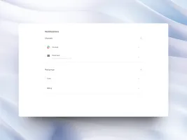 Notifications screen with Slack and email channels