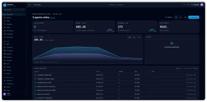 LibreFang web dashboard showing agent status and channels