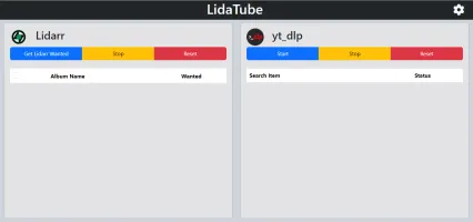 LidaTube web UI in light mode
