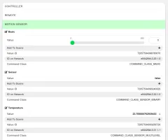 Z-Wave web panel