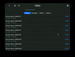 Artifact Keeper macOS app demo