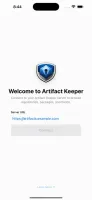 Artifact Keeper iOS app demo