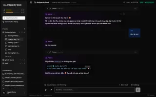 Conversation View with chat interface, step rendering, and model picker