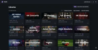 Dark mode dashboard