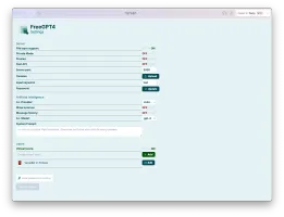 Settings page of the Web GUI