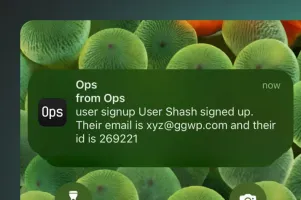 Push notifications feature showing mobile and webapp notifications