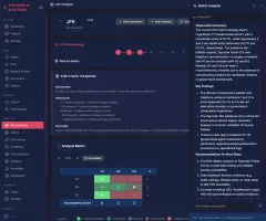 ACH matrix with AI assistant