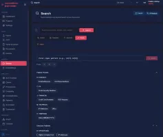 Search with regex presets