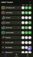 HabitSync habit tracking interface