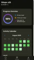 HabitSync habit tracking interface