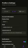 HabitSync habit tracking interface