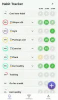 HabitSync habit tracking interface