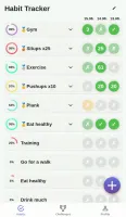 HabitSync habit tracking interface