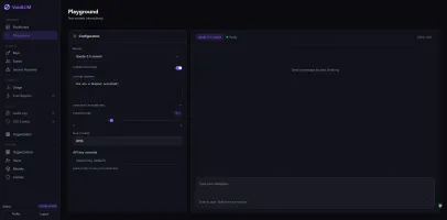 Playground for testing models in the browser