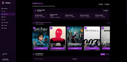 Collections sync feature for movie franchises