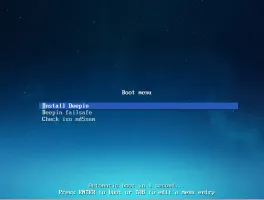 Deepin Linux installation via iVentoy