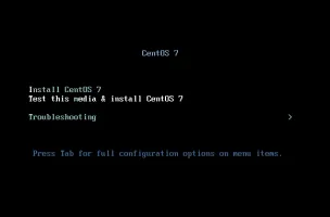 CentOS 7 installation via iVentoy