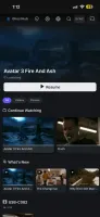 GhostHub streaming layout on mobile