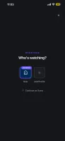GhostHub profile picker on mobile