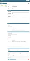 Processed feed configuration page