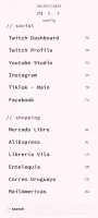 Mobile view of the dashboard (alternate)