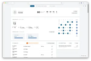 Personal dashboard in light mode