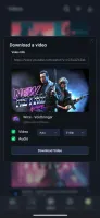 Mobile download video form