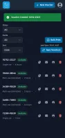 Vouchers overview on mobile