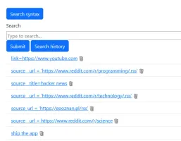 Search form